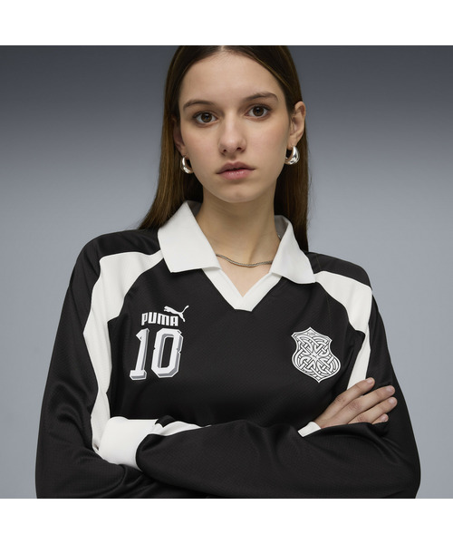 PUMA(プーマ)の「PUMA プーマ ユニセックス フューチャー プーマ アーカイブ T7 ドリル 長袖(Tシャツ/カットソー・メンズ・グリーン系その他7/ホワイト/ブラック・XX-LARGE/LARGE/MEDIUM/SMALL/X-LARGE)」の13枚目の写真
