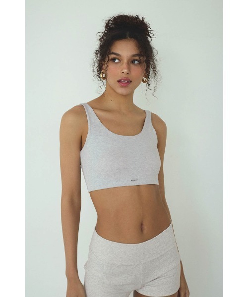 ALEXIA STAM（アリシアスタン）の「Tank Top Bra /パッドinタンクトップブラ（タンクトップ・レディース・ブルー/クリーム/チャコールグレー/グレー・L/M/S）」の3枚目の写真