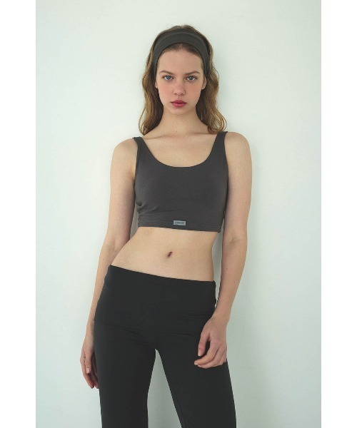 ALEXIA STAM（アリシアスタン）の「Tank Top Bra /パッドinタンクトップブラ（タンクトップ・レディース・ブルー/クリーム/チャコールグレー/グレー・L/M/S）」の6枚目の写真