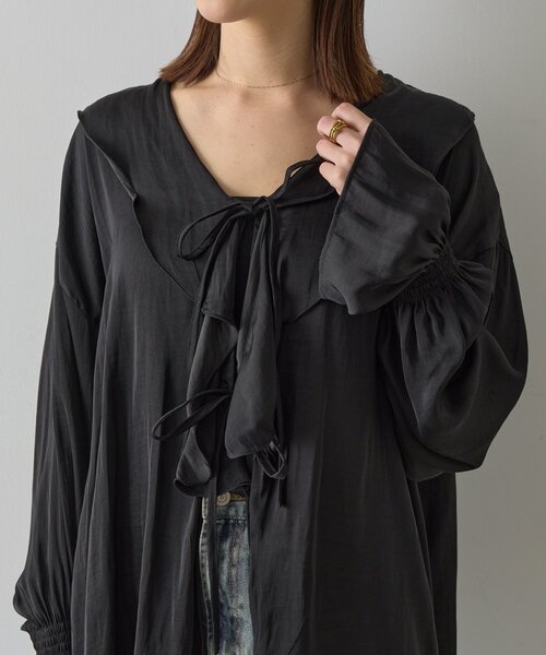 goocy（グーシー）の「フリルブラウス（シャツ/ブラウス・レディース・ブラック/ホワイト・FREE）」の18枚目の写真
