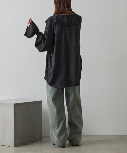 goocy（グーシー）の「フリルブラウス（シャツ/ブラウス・レディース・ブラック/ホワイト・FREE）」の20枚目の写真