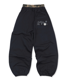 XTONZ（エクストーンズ）の「XP328 カモレイヤードバルーンスウェットパンツ (ブラック)（スウェットパンツ）」