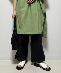 Fizz（フィズ）の「綿麻ミックスイージーワイドパンツ（その他パンツ）」