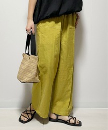 Fizz（フィズ）の「綿麻ミックスイージーワイドパンツ（その他パンツ）」