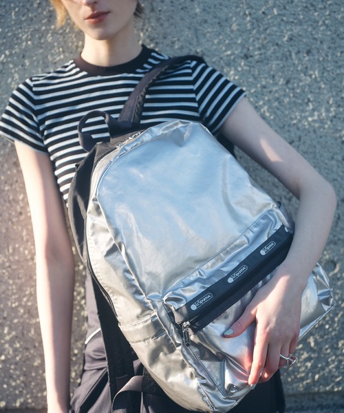 LeSportsac(レスポートサック)の「【WEB限定】・【LeSportsac for ADAM ET ROPE'】Exclusive Classic Everyday BP(バックパック/リュック・レディース・シルバー・FREE)」の1枚目の写真