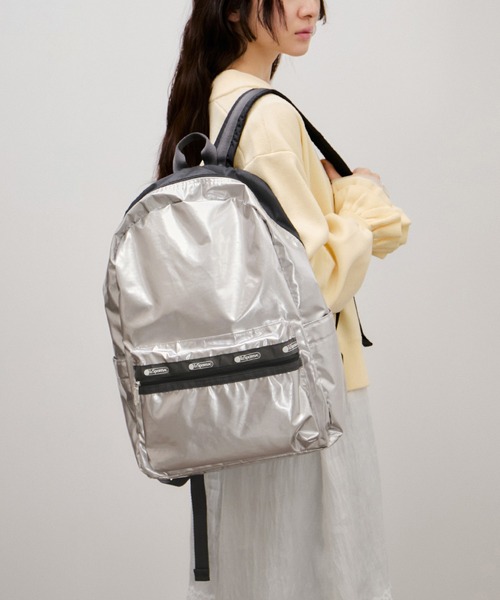 LeSportsac(レスポートサック)の「【WEB限定】・【LeSportsac for ADAM ET ROPE'】Exclusive Classic Everyday BP(バックパック/リュック・レディース・シルバー・FREE)」の5枚目の写真