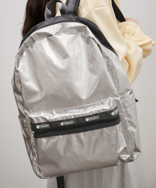 LeSportsac(レスポートサック)の「【WEB限定】・【LeSportsac for ADAM ET ROPE'】Exclusive Classic Everyday BP(バックパック/リュック・レディース・シルバー・FREE)」の6枚目の写真