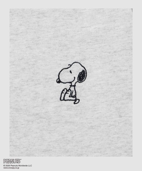 Mac-House(マックハウス)の「【PEANUTS/ TOY STORY / TOM & JERRY】キャラクター 線画 ワンポイント刺繍 バックデザイン クルーネック 半袖Tシャツ(Tシャツ/カットソー・メンズ・ブルーグリーン/オフホワイト/スミクロ/オートミール・S/M/L/XL)」の14枚目の写真