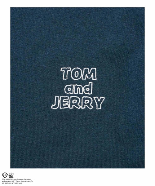 Mac-House(マックハウス)の「【PEANUTS/ TOY STORY / TOM & JERRY】キャラクター 線画 ワンポイント刺繍 バックデザイン クルーネック 半袖Tシャツ(Tシャツ/カットソー・メンズ・ブルーグリーン/オフホワイト/スミクロ/オートミール・S/M/L/XL)」の17枚目の写真