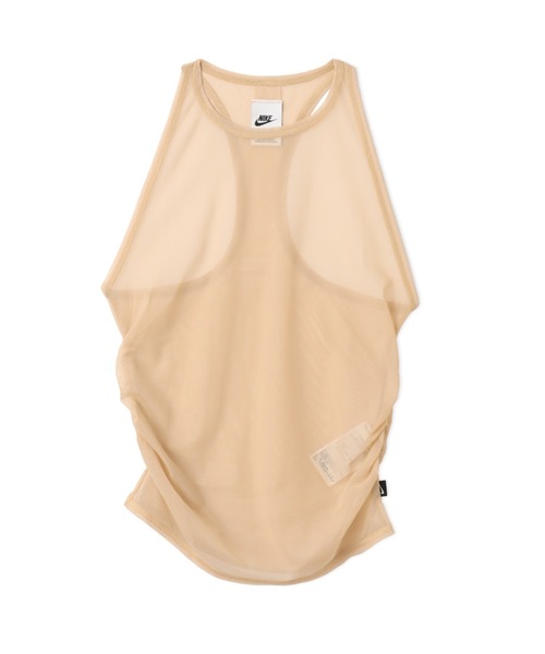 NIKE（ナイキ）の「NIKE AS WMNS NSW SHEER TANK / ナイキ ウィメンズ NSW シアー タンクトップ 【SP】（タンクトップ・レディース・ブラック/ベージュ・S/M/L）」の2枚目の写真
