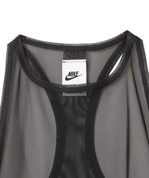 NIKE（ナイキ）の「NIKE AS WMNS NSW SHEER TANK / ナイキ ウィメンズ NSW シアー タンクトップ 【SP】（タンクトップ・レディース・ブラック/ベージュ・S/M/L）」の5枚目の写真