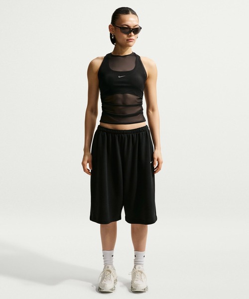 NIKE（ナイキ）の「NIKE AS WMNS NSW SHEER TANK / ナイキ ウィメンズ NSW シアー タンクトップ 【SP】（タンクトップ・レディース・ブラック/ベージュ・S/M/L）」の10枚目の写真