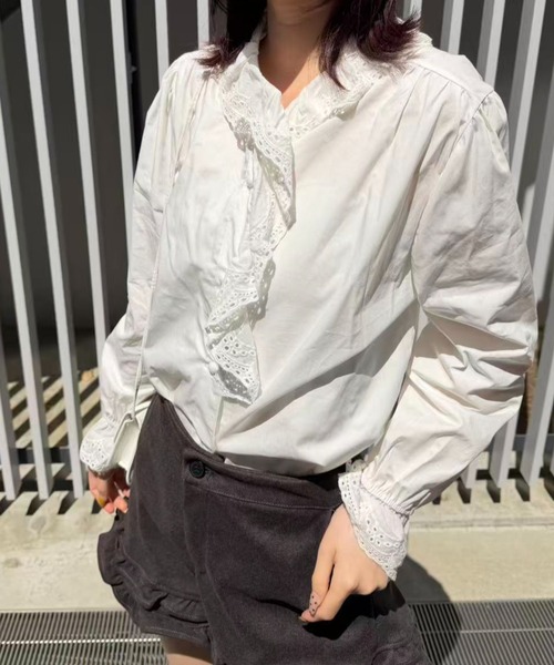 mebole（メボレ）の「レースカラーブラウス（シャツ/ブラウス・レディース・ホワイト・FREE）」の20枚目の写真