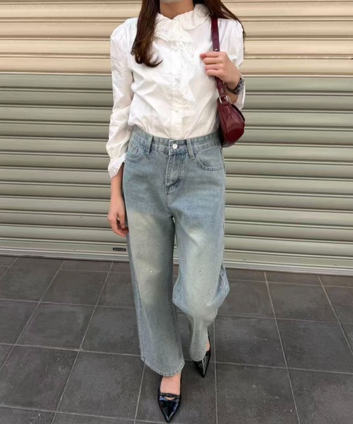 mebole（メボレ）の「レースカラーブラウス（シャツ/ブラウス・レディース・ホワイト・FREE）」の14枚目の写真