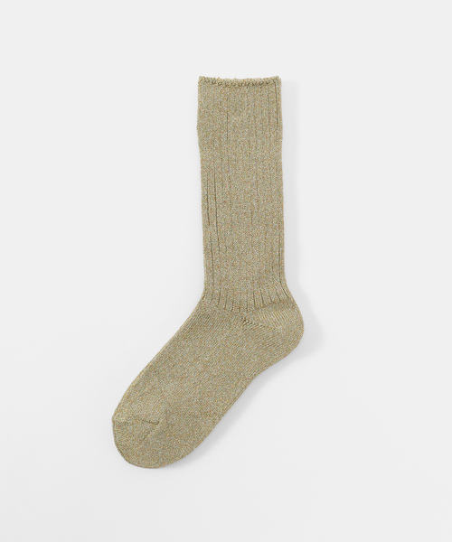 IENA(イエナ)の「MARCOMONDE/マルコモンド heavy duty glitter socks 靴下 96N3/1GL-25C(ソックス/靴下・レディース・シルバー/ゴールド・FREE)」の1枚目の写真