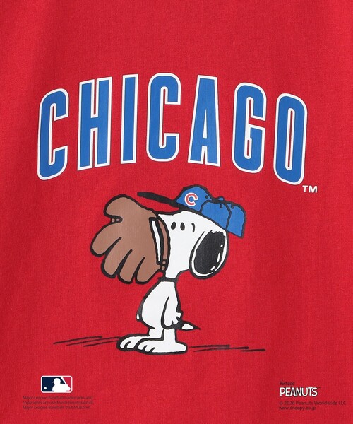 SHIPS(シップス)の「SHIPS KIDS:100~125cm / PEANUTS×MLB プリント Tシャツ(Tシャツ/カットソー・キッズ・レッド/ホワイト/ブラック/グレー・SMALL/MEDIUM)」の22枚目の写真