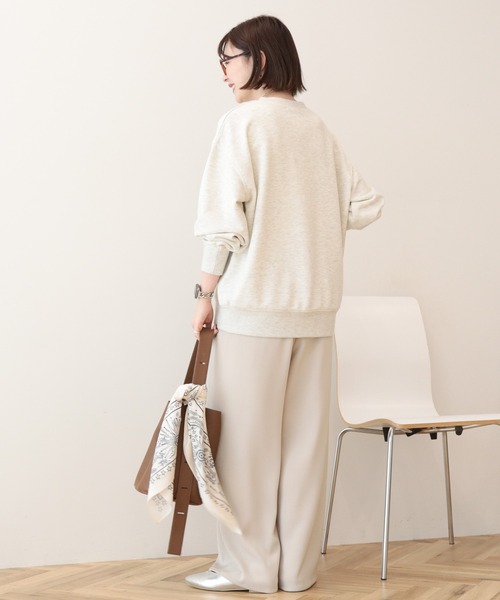 AMERICAN HOLIC（アメリカンホリック）の「【接触冷感イージーケア】ドレープパンツ（その他パンツ・レディース・ライトベージュ/ブラック/ブラウン・L/M）」の7枚目の写真