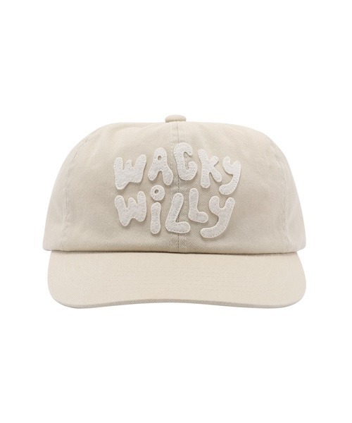 Wacky WiLLy(ワッキーウィリー)の「LOGO APPLIQUE HALF FLAT CAP(キャップ・メンズ・ブラック/ベージュ/ピンク・FREE)」の14枚目の写真