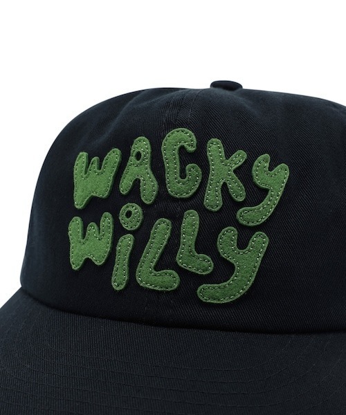 Wacky WiLLy(ワッキーウィリー)の「LOGO APPLIQUE HALF FLAT CAP(キャップ・メンズ・ブラック/ベージュ/ピンク・FREE)」の10枚目の写真