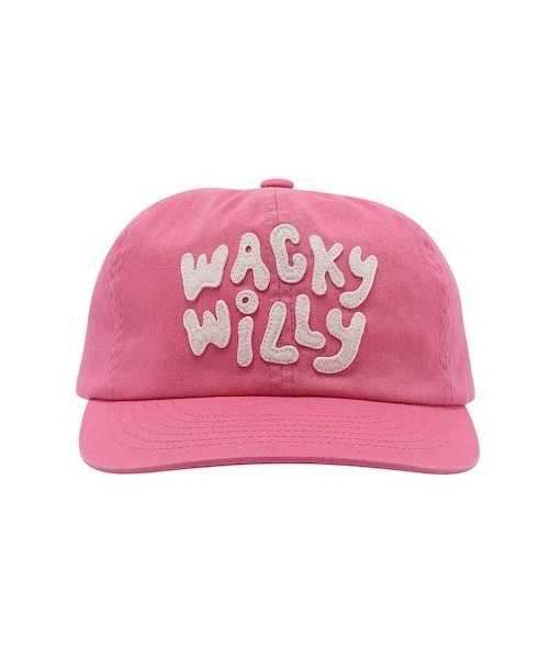 Wacky WiLLy(ワッキーウィリー)の「LOGO APPLIQUE HALF FLAT CAP(キャップ・メンズ・ブラック/ベージュ/ピンク・FREE)」の17枚目の写真