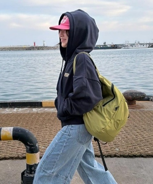 Wacky WiLLy(ワッキーウィリー)の「LOGO APPLIQUE HALF FLAT CAP(キャップ・メンズ・ブラック/ベージュ/ピンク・FREE)」の18枚目の写真