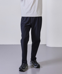 スーパー ストレッチ スパン バンディング ストレート パンツ_ブラック