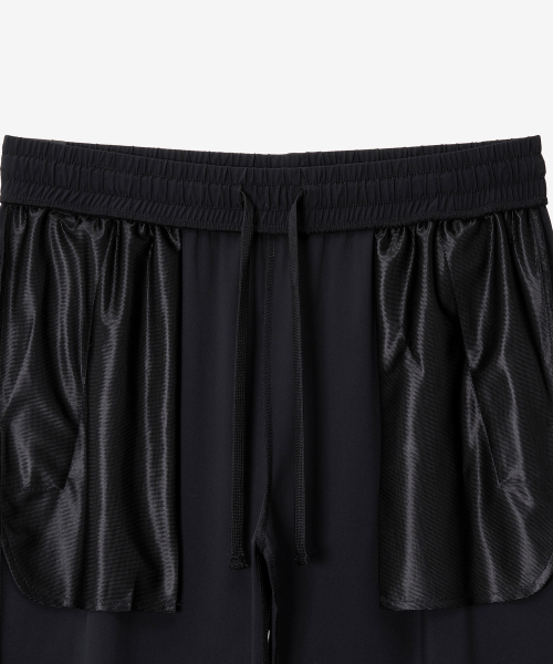 BASIC HOUSE(ベーシックハウス)の「スーパー ストレッチ スパン バンディング ストレート パンツ_ブラック(スウェットパンツ・メンズ・ブラック・28inch/30inch/32inch/34inch/36inch)」の10枚目の写真