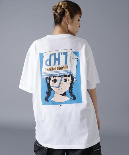 over print(オーバープリント)の「overprint/オーバープリント/【LHP EXCLUSIVE】Shopper Tee COTOH(Tシャツ/カットソー・レディース・ブラック/ホワイト・L/S/M/XL)」の2枚目の写真