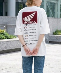 ALWAYS GOOD TIME | 【HONDA/ホンダ×Sanrio/サンリオ】HONDA×はぴだんぶい コラボサガラ刺繍半袖Tシャツ/ユニセックス(Tシャツ/カットソー)
