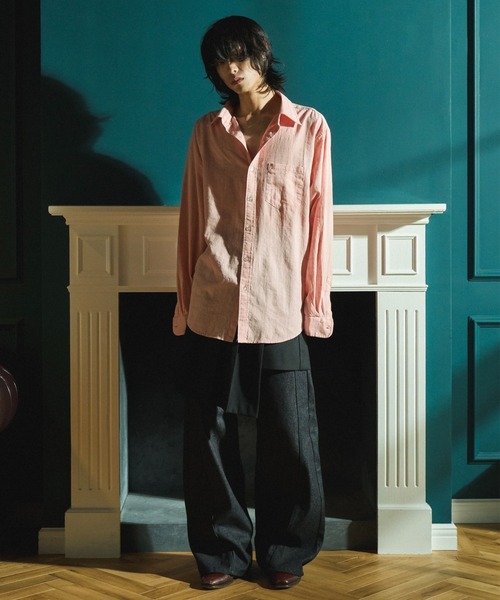 SHEER CHECK L/S SHIRTS / シアチェックロングスリーブシャツ（シャツ