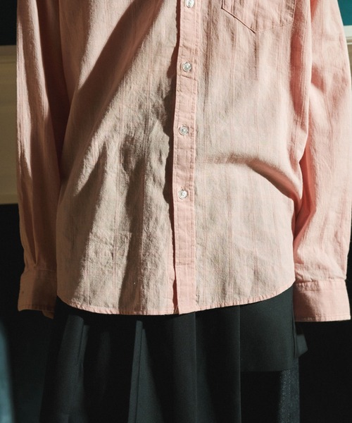 SHEER CHECK L/S SHIRTS / シアチェックロングスリーブシャツ（シャツ