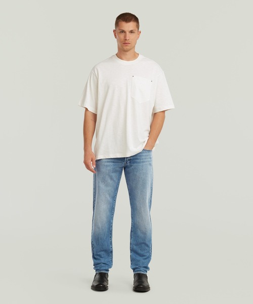 G-STAR(ジースター)の「【Safari Online掲載】Pocket Loose T-Shirt/ポケットディテールスラブルーズTシャツ(Tシャツ/カットソー・メンズ・オフホワイト/グレー系その他/グリーン系その他・X-LARGE/MEDIUM/X-SMALL/LARGE/SMALL)」の7枚目の写真