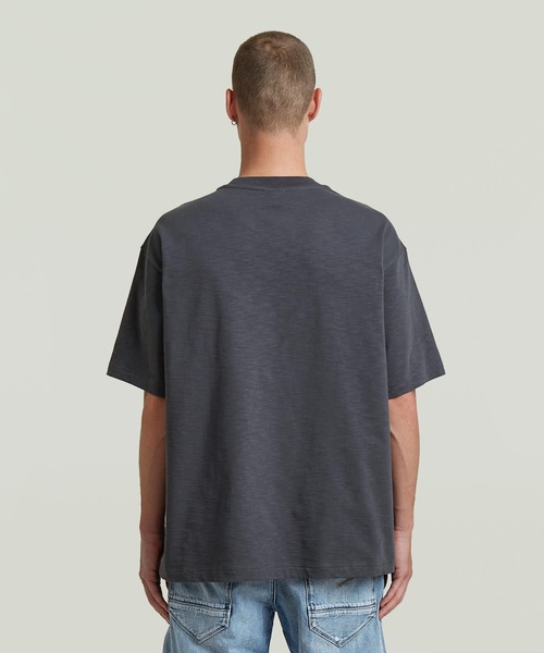G-STAR(ジースター)の「【Safari Online掲載】Pocket Loose T-Shirt/ポケットディテールスラブルーズTシャツ(Tシャツ/カットソー・メンズ・オフホワイト/グレー系その他/グリーン系その他・X-LARGE/MEDIUM/X-SMALL/LARGE/SMALL)」の10枚目の写真