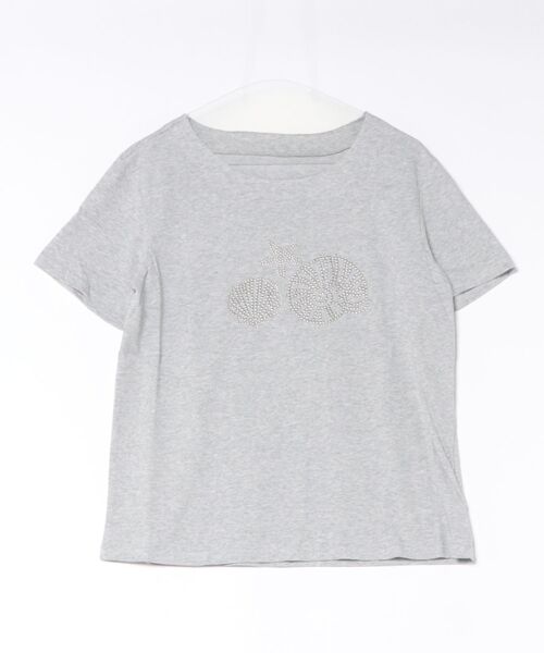 LiLIN(リリン)の「オーシャン モチーフ スタッズ 半袖 プルオーバー(Tシャツ/カットソー・レディース・ネイビー/ホワイト/ライトグレー・FREE)」の21枚目の写真