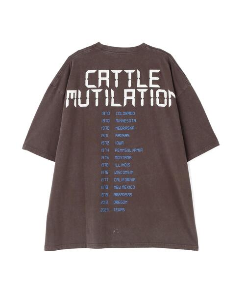 DANKE SCHON(ダンケシェーン)の「DankeSchon/ダンケシェーン/OVERDYE CATTLEMUTILATION(Tシャツ/カットソー・レディース・ブラック・L/M)」の13枚目の写真