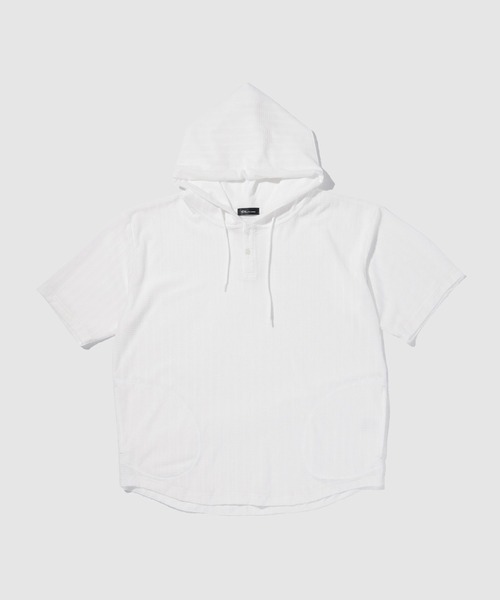 Mac-House(マックハウス)の「リラックスシルエットカプリフーディ(パーカー・メンズ・ホワイト/ブラック・M/L/XL)」の1枚目の写真