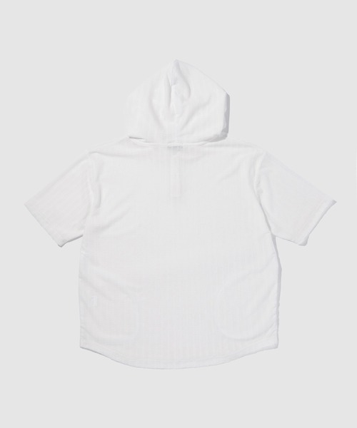 Mac-House(マックハウス)の「リラックスシルエットカプリフーディ(パーカー・メンズ・ホワイト/ブラック・M/L/XL)」の9枚目の写真