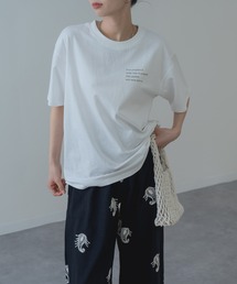 【refinedworks】ロゴ が目を惹く大人の 半袖 Tシャツ