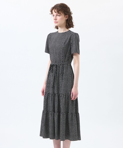 MACKINTOSH PHILOSOPHY（ﾏｯｷﾝﾄｯｼｭ ﾌｨﾛｿﾌｨｰ）の「クラウドドットワンピース（ワンピース・レディース・ブラック/ダークネイビー・38/36）」の6枚目の写真