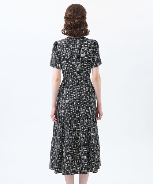 MACKINTOSH PHILOSOPHY（ﾏｯｷﾝﾄｯｼｭ ﾌｨﾛｿﾌｨｰ）の「クラウドドットワンピース（ワンピース・レディース・ブラック/ダークネイビー・38/36）」の7枚目の写真