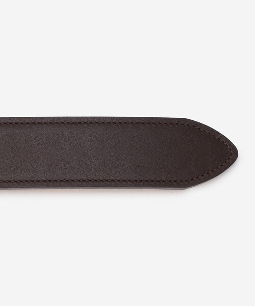 Bshop（ビショップ）の「ERP.｜〈別注〉ART-DECO INITIAL BUCKLE BELT. UNISEX（ベルト・レディース・ブラック/ブラウン系その他/ダークブラウン・95/105）」の10枚目の写真