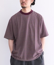 PR01.（ピーアールワン）の「Healthknit Classic Border Jersey Crewneck S/S (#51047)（Tシャツ/カットソー）」