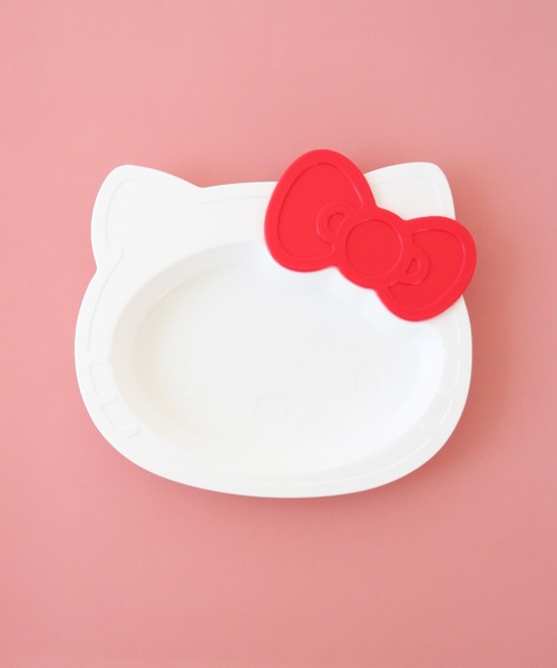 sanrio（サンリオ）の「〈SANRIO/サンリオ〉ハローキティのお皿 KP-18F（食器・レディース・ホワイト・ONE SIZE）」の2枚目の写真