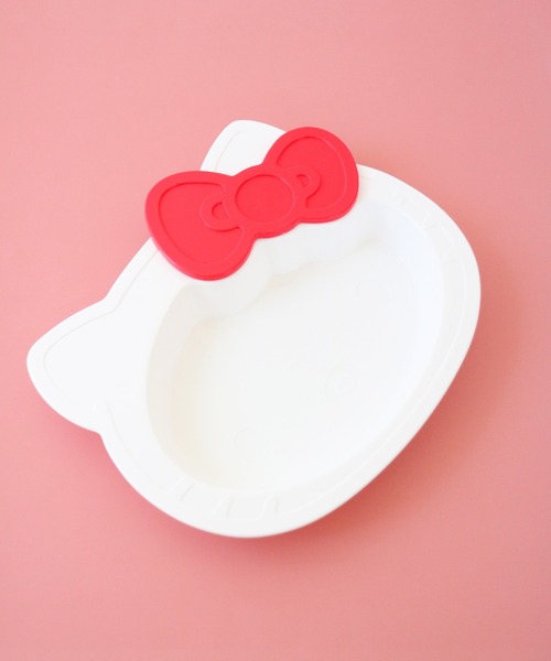 sanrio（サンリオ）の「〈SANRIO/サンリオ〉ハローキティのお皿 KP-18F（食器・レディース・ホワイト・ONE SIZE）」の3枚目の写真