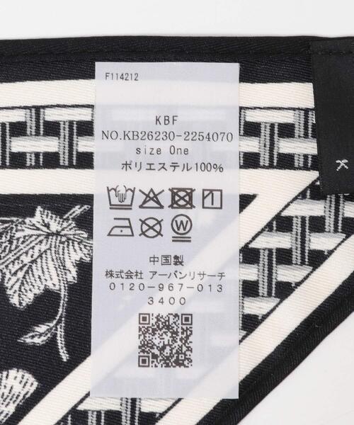KBF(ケイビーエフ)の「トライアングルスカーフ(バンダナ/スカーフ・レディース・ブルー系その他/レッド系その他・ONE)」の10枚目の写真