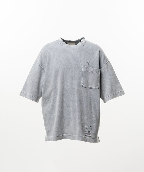 MIHARAYASUHIRO/ミハラヤスヒロ】Bleached Thermal T-shirt / BLEACHED