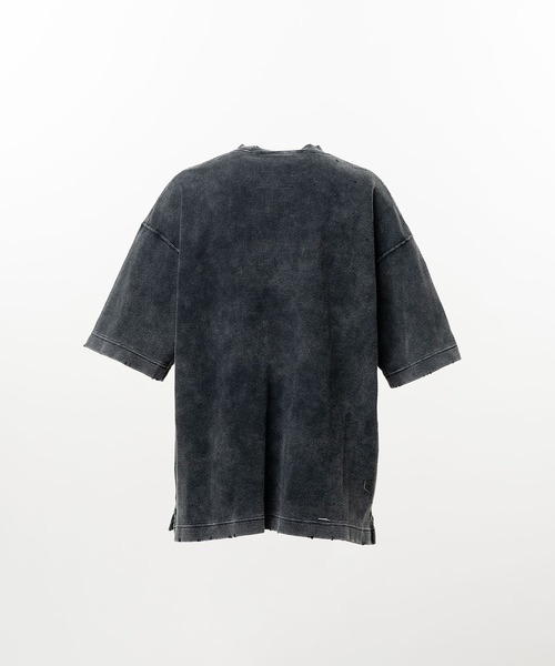 Maison MIHARA YASUHIRO(メゾンミハラヤスヒロ)の「【MIHARAYASUHIRO/ミハラヤスヒロ】Bleached Thermal T-shirt / BLEACHED TEE(Tシャツ/カットソー・メンズ・ブラック/グレー・48/46/44)」の14枚目の写真