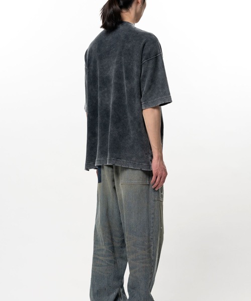 Maison MIHARA YASUHIRO(メゾンミハラヤスヒロ)の「【MIHARAYASUHIRO/ミハラヤスヒロ】Bleached Thermal T-shirt / BLEACHED TEE(Tシャツ/カットソー・メンズ・ブラック/グレー・48/46/44)」の7枚目の写真