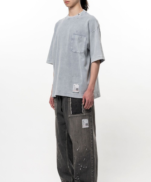 MIHARAYASUHIRO/ミハラヤスヒロ】Bleached Thermal T-shirt / BLEACHED