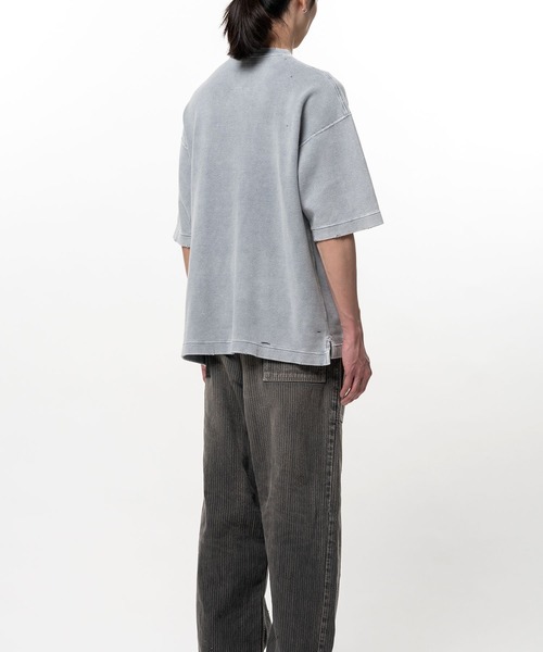 MIHARAYASUHIRO/ミハラヤスヒロ】Bleached Thermal T-shirt / BLEACHED